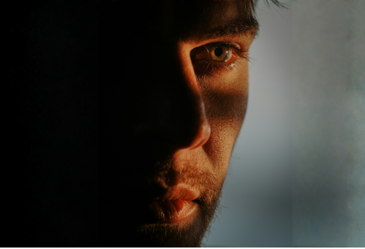 “Ozempic Face” Isn't Just Volume Loss. Your Collagen Is Taking A Hit Too. Close up of man's face looking gaunt.