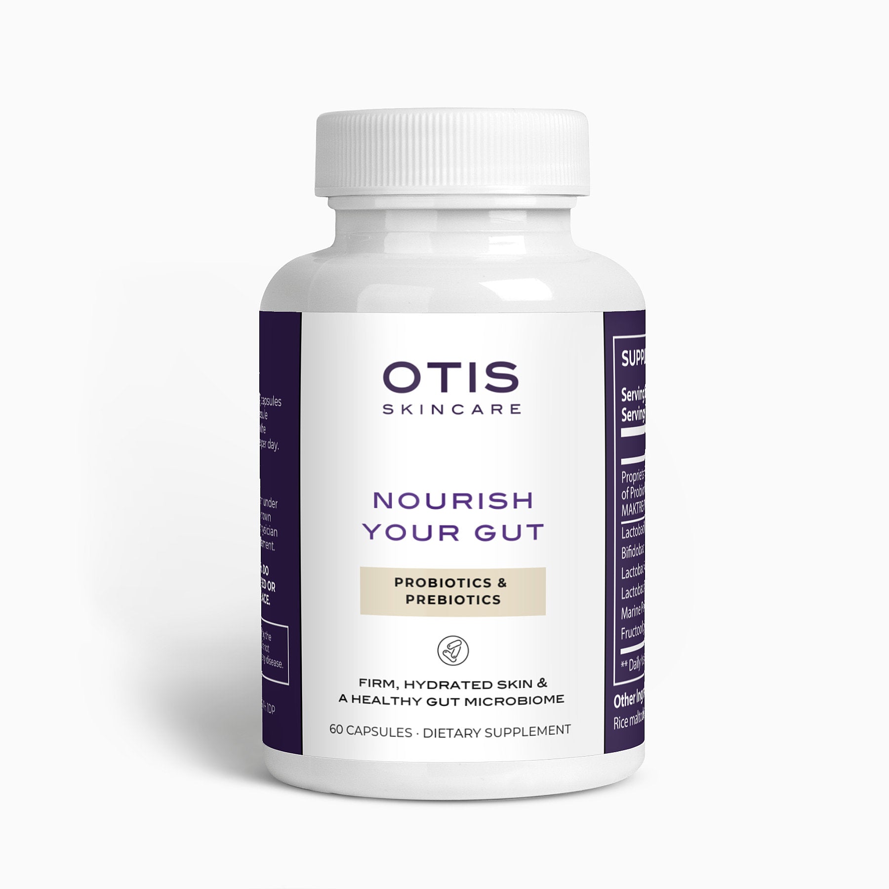 Otis Skincare Nourish Your Gut probiotic supplement