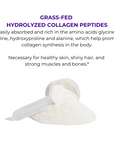 Hydrolyzed collagen peptides support glowing skin, healthy hair and strong muscles.